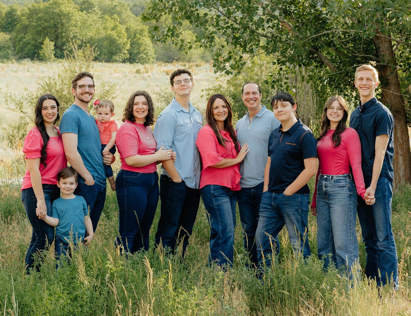 Becky Stromsdorfer with her family